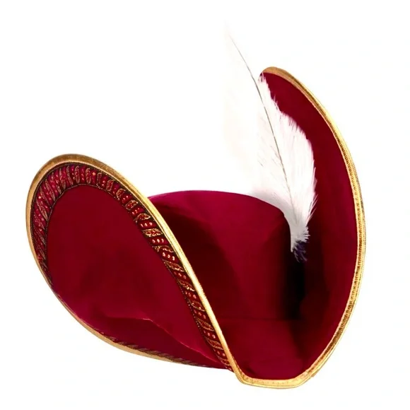 Disney Store Captain Hook Pirate Hat Costume Accessories Kids 🎃 WRINKLED - Picture 2 of 12